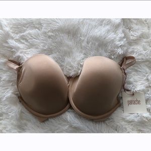 Panache Porcelain Elan Plunge Nude Bra Size 30I
